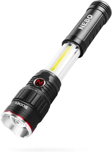 Vista 8 de Nebo Slyde+ (Plus) 6525 linterna LED 300 lúmenes, doble luz, base magnética