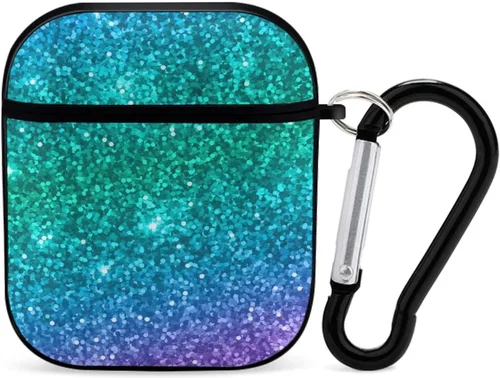 Vista 30 de Funda protectora de silicona compatible con AirPods 2 y 1 (camuflaje militar de camuflaje frío)
