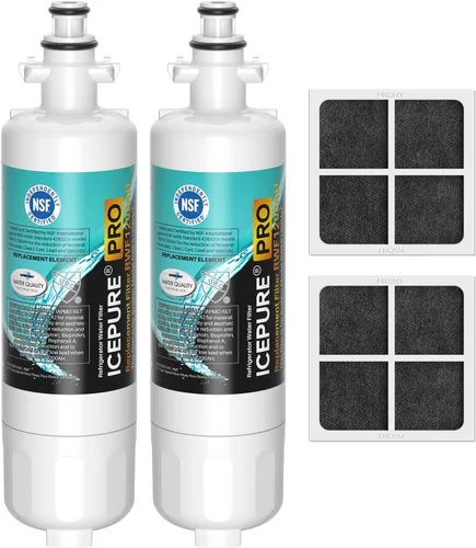 Vista 11 de ICEPURE 46-9690 Reemplazo para LG LT700P ADQ36006101, Kenmore Elite 46 9690, LFXC24726S, 469690, ADQ36006102 LMXS27626S LFXS30766S filtro de agua