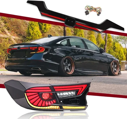 Vista 11 de T T-ABC Nuevas luces compatibles con Honda Accord 2018-2025, LX EX EXL Sport Touring Hybrid Faro delantero delantero de 10ª generación Accesorios