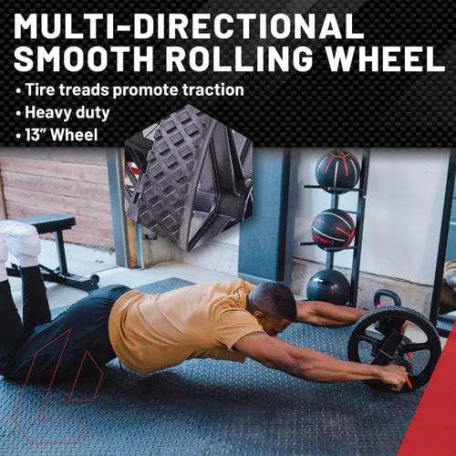 Vista 3 de Lifeline Rueda eléctrica para fitness funcional de cuerpo completo - Fortalece los abdominales, el núcleo, la parte inferior y la parte superior