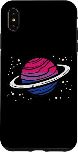 Vista 11 de iPhone 16 Bisexual Planet Saturn Bi Pride Flag Lgbtq Men Women Kids Case