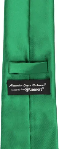 Vista 350 de tiemart Corbata de color sólido para hombre Longitud estándar