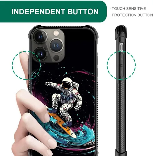 Vista 415 de Funda compatible con iPhone 15, diseño de elefantes africanos, diseño increíble a prueba de golpes, antiarañazos, carcasa trasera de policarbonato