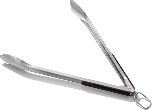 Vista 12 de OXO Good Grips - Herramientas para asar a la parrilla, pinzas, color negro