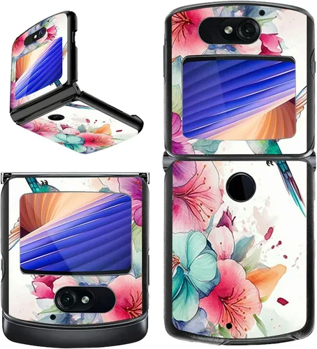 Vista 19 de Rossy Funda para Motorola RAZR 5G, para Moto RAZR 5G, funda delgada y ligera de policarbonato duro a prueba de golpes para Motorola Moto RAZR 5G