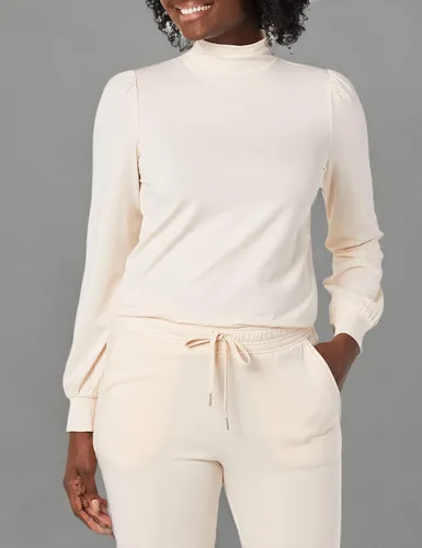 Vista 6 de Amazon Aware Top de cuello alto y manga larga para mujer (disponible en tallas extragrandes)