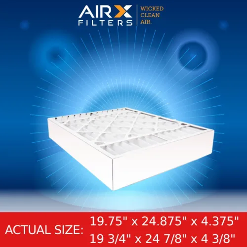 Vista 3 de AIRX FILTERS WICKED CLEAN AIR. Filtro de horno 20x25x4 MERV 8 compatible con filtro de aire Honeywell 20x25x4 F25 1 solo filtro