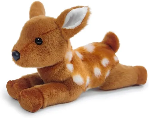 Vista 13 de Animal de peluche realista de 8 pulgadas para niños, con postura acostada, peluche para niños y niñas, adultos, cumpleaños, abrazo, enseñanza