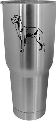 Vista 135 de Cairn Terrier - Vaso grabado con temática de perro, 30 onzas