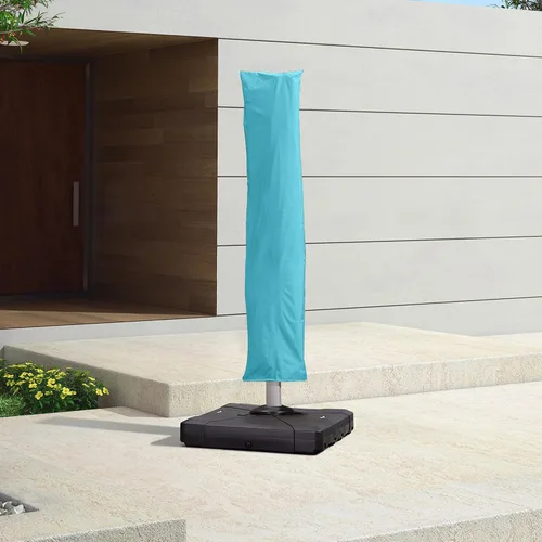 Vista 17 de PURPLE LEAF Cubierta Pequeña para Sombrilla de Patio Parasol Resistente a UV para Exteriores Cubierta para Sombrilla Offset Cantilever