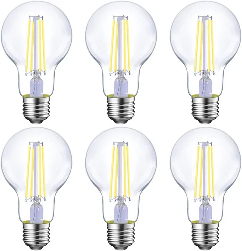 Vista 11 de Energetic - Bombilla LED Edison A19, regulable E26, equivalente a 60 W 3000K Blanco Cálido