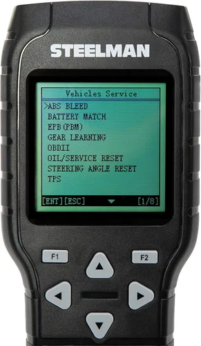 Vista 2 de Steelman Herramienta automotriz de diagnóstico y servicio OBDII Code Scanner and Reset System Tool para aceite, batería, freno de estacionamiento