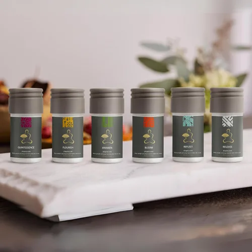Vista 5 de Recambio de mini difusor para el hogar, funciona con difusor de pared enchufable, colección de hotel de lujo, notas aromáticas de cilantro