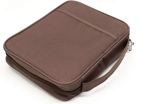 Vista 4 de Brown Eagles - Funda para Biblia de poliéster reforzado con asa, tamaño XL
