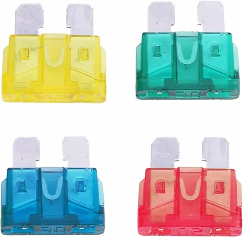 Vista 6 de 12 V / 24 V 4 Way Car Truck Car Blade Fuse Box Holder Circuit Standard ATO + 4X Fuse