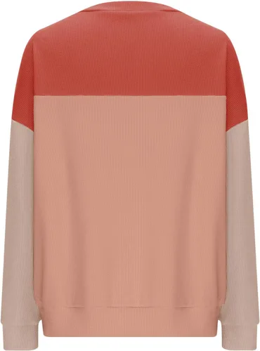 Vista 7 de Camisas de manga larga con cuello redondo para mujer, de otoño, a la moda, 2023, de punto, informales, cómodas, sudaderas