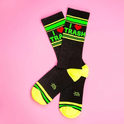 Vista 3 de Gumball Poodle I LOVE, Novelty Gift Socks For Men, Women and Teens, Unisex Cute Funny Crew Socks (Made in the USA)