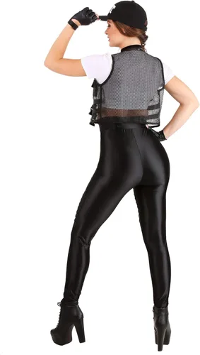 Vista 2 de Adult Halloween Costume Women?s SWAT Team Outfit