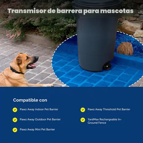 Vista 6 de Barreras para mascotas con rango ajustable Pawz Away de PetSafe, para gatos y perros, estimulación estática