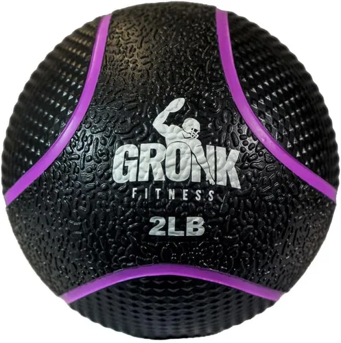 Vista 6 de Gronk Fitness Pelota medicinal de alta calidad, pelota medicinal con peso antideslizante, gran bola de pared para entrenamientos de cuerpo completo