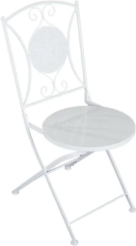 Vista 2 de The Lakeside Collection Mesas o sillas plegables con icono de metal - Silla de estrella de mar