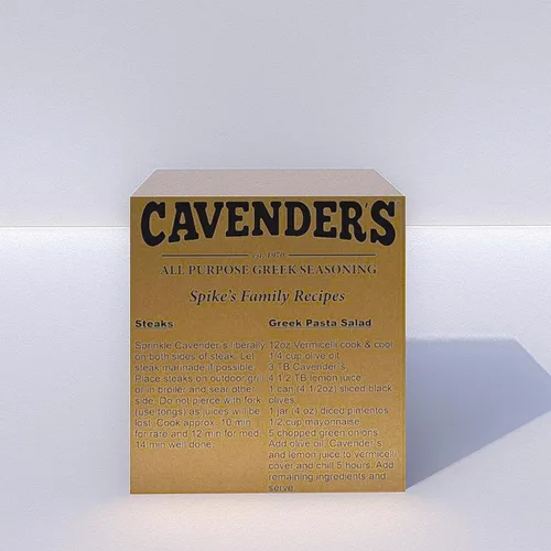 Vista 4 de Cavender's Condimento griego multiusos – 8 onzas (paquete de 4) y caja exclusiva de Cavender's Recipe 4 paquetes!