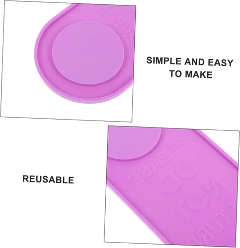 Vista 4 de VILLCASE Moldes de silicona, 2 moldes para manualidades para pomo de puerta, moldura decorativa