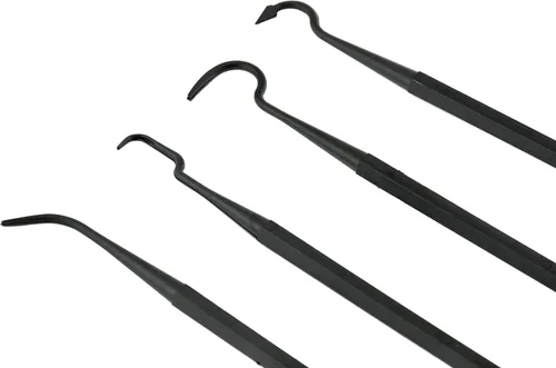 Vista 3 de SE Juego de púas de nailon de doble punta de 7-1/4 pulgadas para limpieza y detalles, automoción, manualidades, mantenimiento de armas, formas
