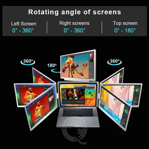 Vista 6 de Laptop Monitor Extender with Carrying Pouch 140