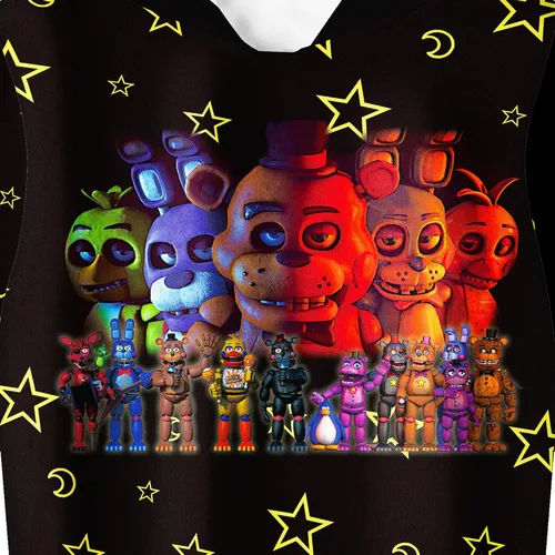 Vista 3 de AMEIME Conjunto de camisa y pantalones para niños, chaqueta, abrigo, ropa de exterior, trajes de película de terror para niños y niñas, regalo