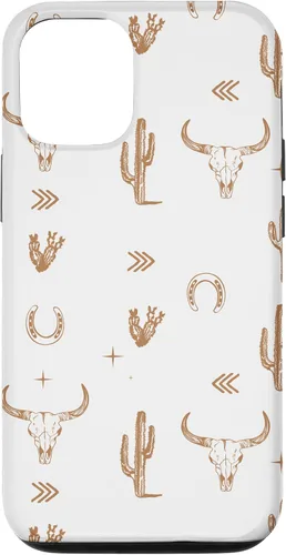 Vista 28 de Western Country - Carcasa para iPhone 17, diseño de calavera de toro sureño