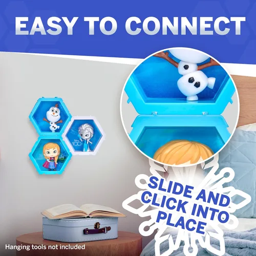 Vista 6 de WOW! PODS 4D Disney Frozen Elsa - Figura de juguete única conectable y coleccionable, exhibición de pared/estante, rellenos de cesta de Pascua