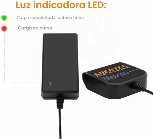 Vista 7 de Shentec Cargador de batería de litio de 18 V compatible con RIDGID R840085