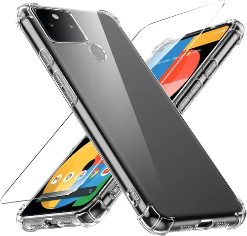 Vista 13 de Funda para teléfono Google Pixel 3, con 1 protector de pantalla, TPU a prueba de golpes de silicona a prueba de golpes para Google Pixel 3