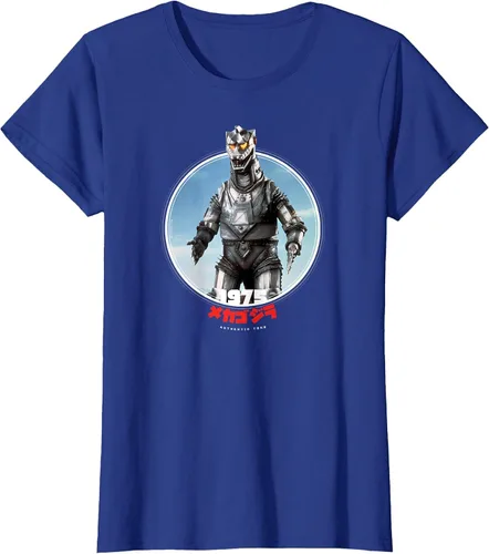 Vista 56 de Godzilla Mechagodzilla 1975 Icons of Toho T-Shirt Asphalt Grey
