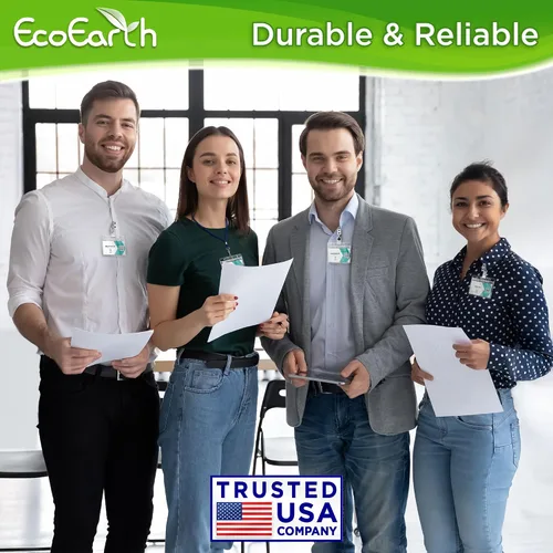 Vista 6 de EcoEarth Protector de tarjetas horizontal con borde suave (grande 4 x 3, paquete de 10) bolsa de plástico transparente para portatarjetas
