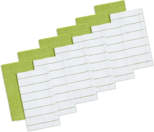 Vista 15 de SIMPLI-MAGIC Paquete de 12 paños de cocina de 24 x 24 pulgadas – 100% algodón, sin pelusas, paños de cocina de alta absorción, perfectos para Saco