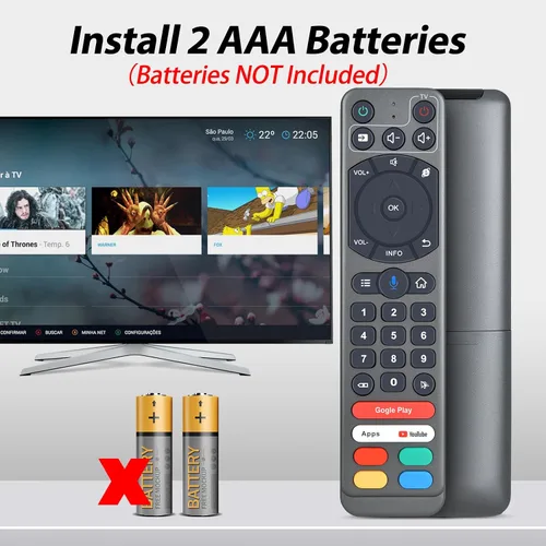 Vista 6 de Nuevo control remoto de repuesto compatible con Svicloud 9P Box, Smart AI Voice Remote para Svi Cloud Svicloud 8P 8S 9P 9S