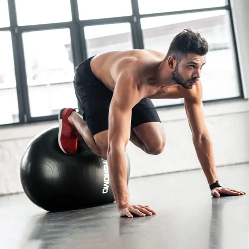 Vista 3 de Pelota de ejercicio de embarazo antiestallido, pelota de estabilidad de alta capacidad de peso para yoga, pilates y apoyo laboral, pelota de fitness