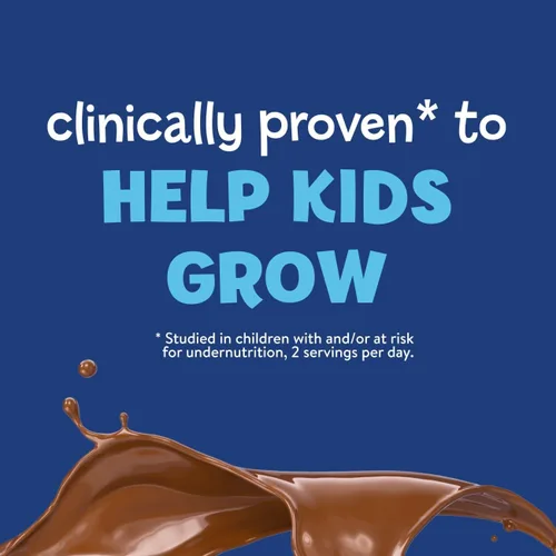 Vista 2 de PediaSure Grow & Gain con apoyo inmunológico, polvo para mezcla de batido, 23 vitaminas y minerales, 6g de proteína, sin OMG, sin gluten, sabor a