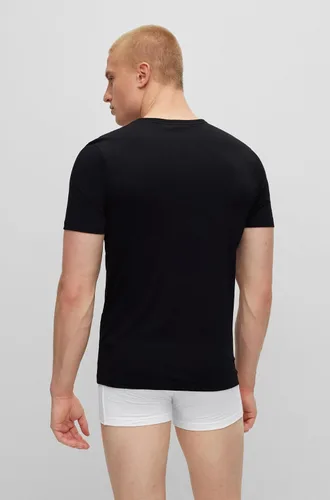 Vista 2 de BOSS Paquete de 3 camisetas de punto con cuello en V para hombre