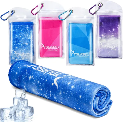 Vista 16 de Toalla refrigerante Syourself para un alivio instantáneo: toalla refrescante de 40 pulgadas x 12 pulgadas para jugar bolos o hacer ejercicio o yoga