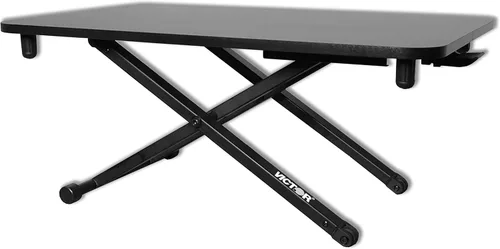 Vista 8 de Victor Escritorio de pie – Soporte ajustable para monitor y convertidor de escritorio de oficina para portátil o pantalla única, estación de trabajo