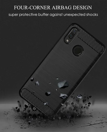 Vista 4 de Asuwish Funda de teléfono para Huawei Y9 2019/Y8s/Enjoy 9 Plus con cubierta protectora de pantalla de vidrio templado y accesorios de celda