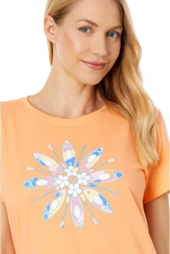 Vista 3 de Life is Good Floral Kayak Airbrush Short Sleeve Crusher-Lite Tee