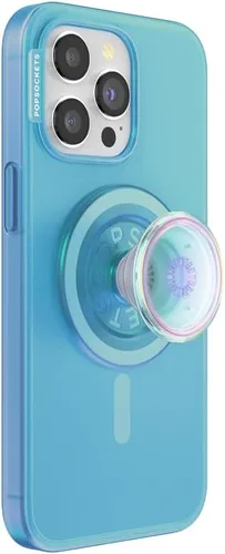 Vista 15 de PopSockets Funda para iPhone 15 con agarre para teléfono y deslizador compatible con MagSafe, Funda para iPhone 15, Compatible con carga inalámbrica