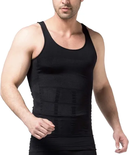 Vista 2 de Camisas de compresión para hombre para adelgazar sin mangas para hombre