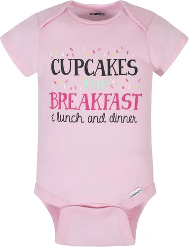 Vista 4 de Onesies Brand baby-girls 8-pack Short Sleeve Mix & Match Bodysuits