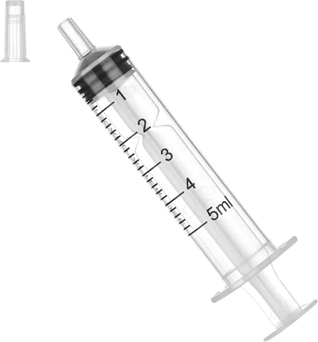 Vista 9 de Jeringa Luer Lock de 1 ml para Líquidos, Jeringa con Tapa, Paquete de 30 Unidades Envueltas Individualmente